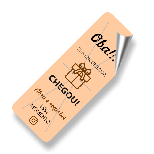 Adesivos lacre delivery - 3,5x9,7